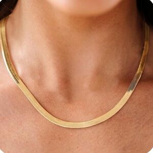 NEW 14K Gold Plated Elegant Gold Necklace